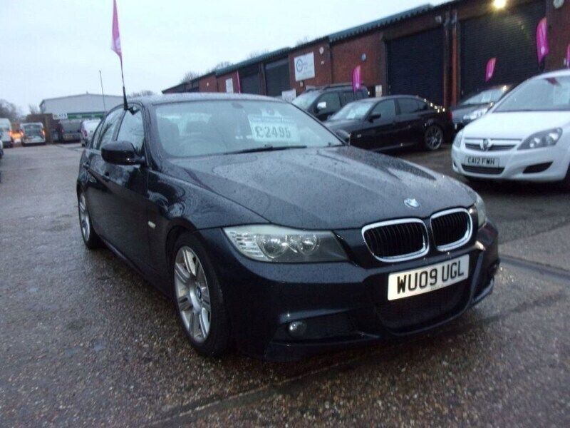 Black Used 2009 BMW 320 M Sport Sedan | £1,995 - Image 1/4