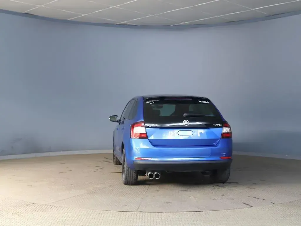 Used Skoda Rapid 2017 Blue Hatchback