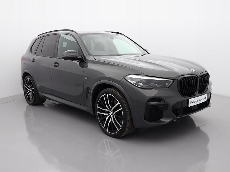 Grey Used 2022 BMW X5 M Sport SUV | £51,950 (Expensive) - Image 1/4