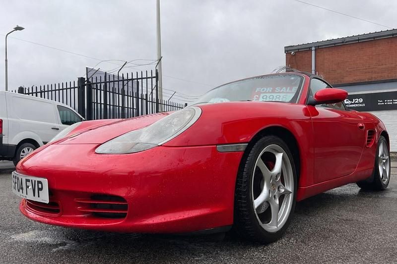 Used Porsche Boxster 2004 Red Cabriolet