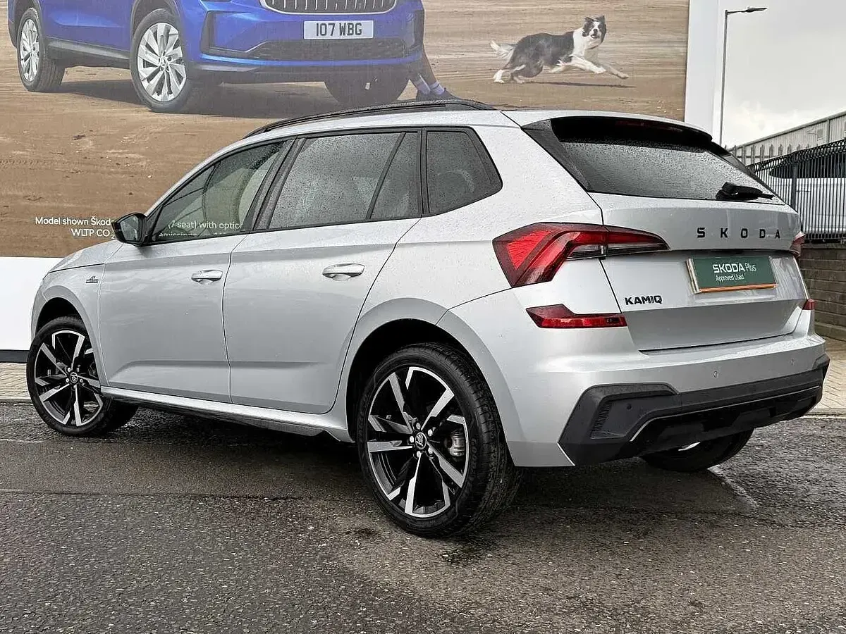 Used Skoda Kamiq Monte Carlo 113 HP (83 kW) 2024 Brilliant silver metallic SUV