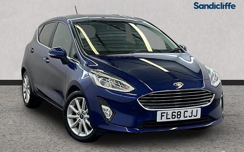 Used Ford Fiesta Titanium 125 HP (91 kW) 2020 Blue Hatchback