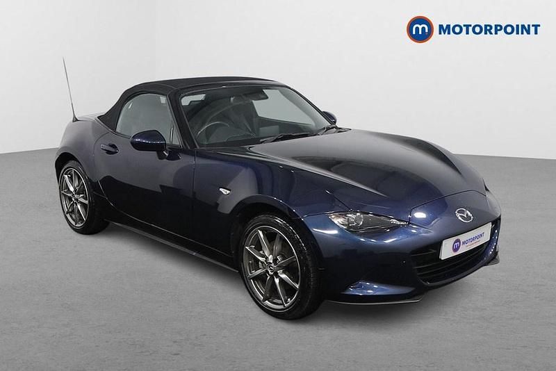 Blue Used 2023 Mazda MX5 Exclusive-Line Cabriolet | £21,499 (Fair price) - Image 1/4
