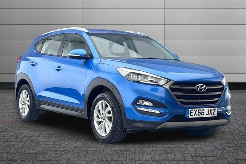 Used Hyundai Tucson SE 132 HP (97 kW) 2016 Ara blue SUV