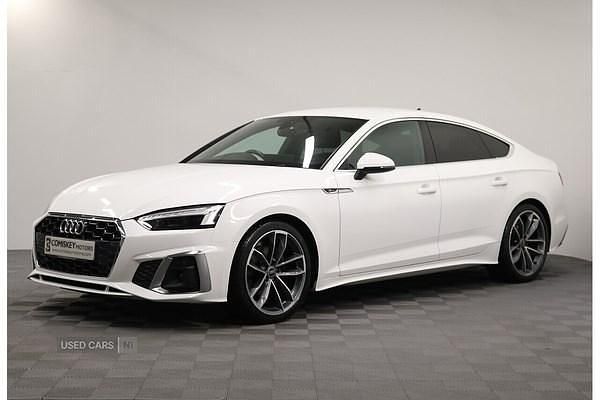Used Audi A5 S-Line 163 HP (119 kW) 2022 White Coupe