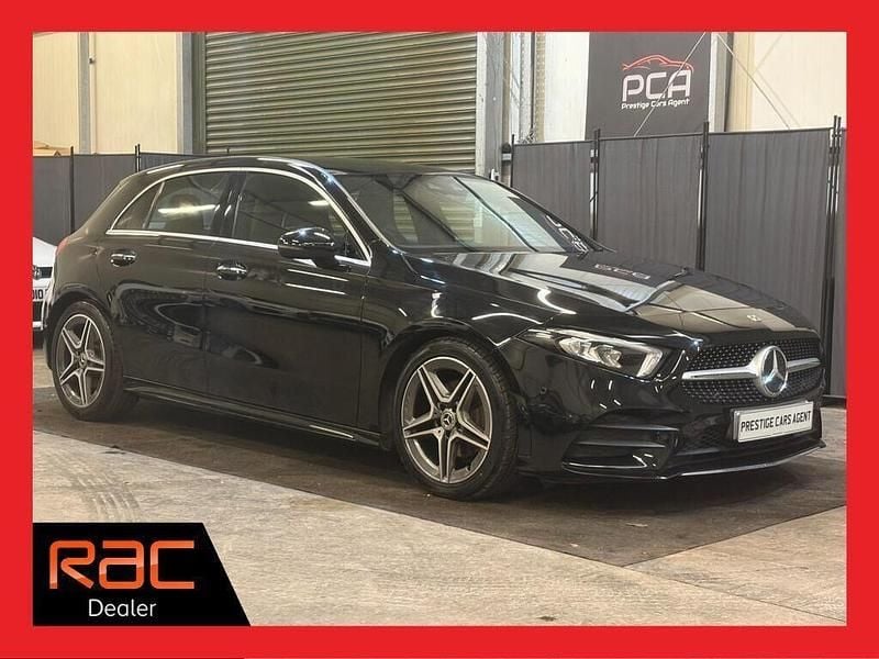 Used Mercedes A200 AMG Line Premium 163 HP (119 kW) 2018 Black Hatchback