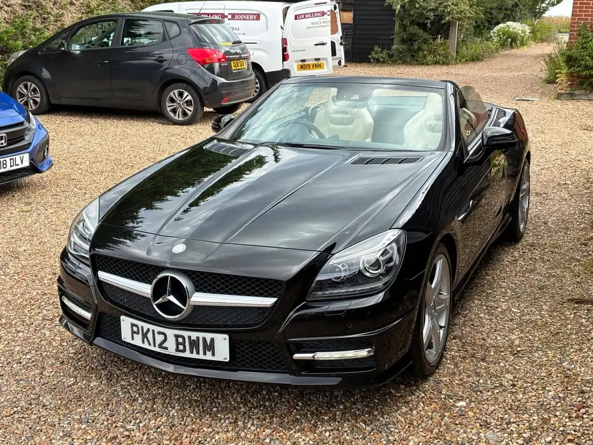 Used Mercedes SLK200 AMG 2012 Black Cabriolet