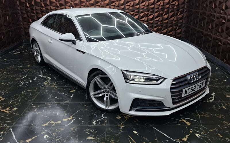 White Used 2019 Audi A5 S-Line Coupe | £12,499 (Good price) - Image 1/4