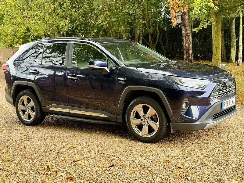 Used Toyota RAV4 Hybrid 214 HP (157 kW) 2019 Blue SUV