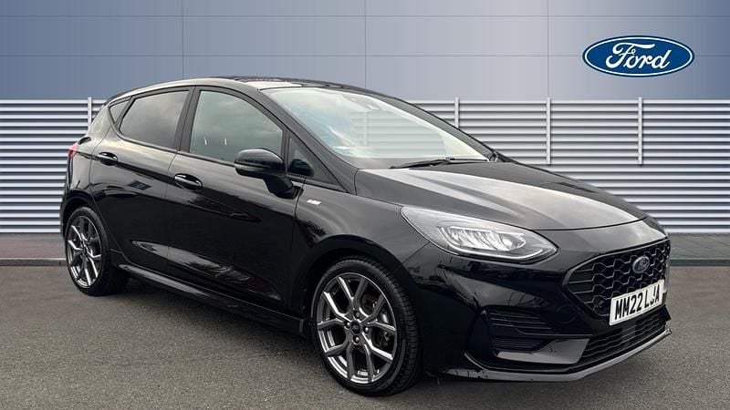 Black Used 2022 Ford Fiesta ST-Line Hatchback | £14,363 (Fair price) - Image 1/4