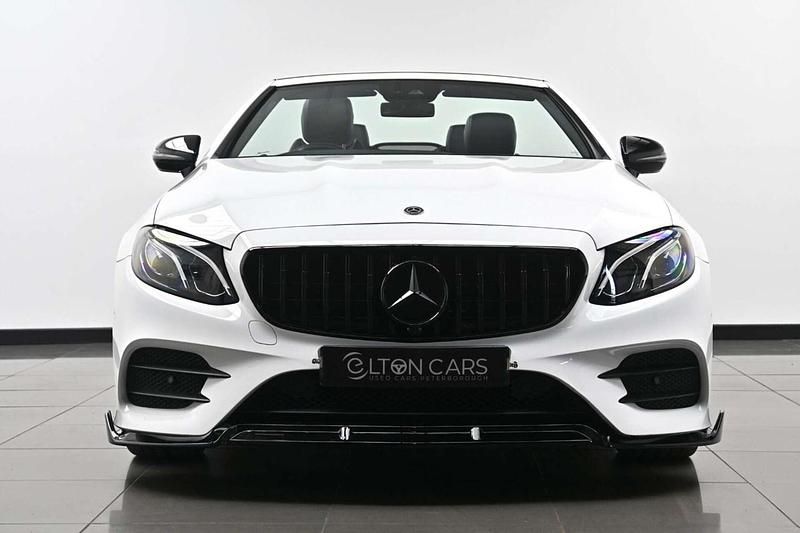 Used Mercedes E220 AMG line 194 HP (142 kW) 2018 White Cabriolet