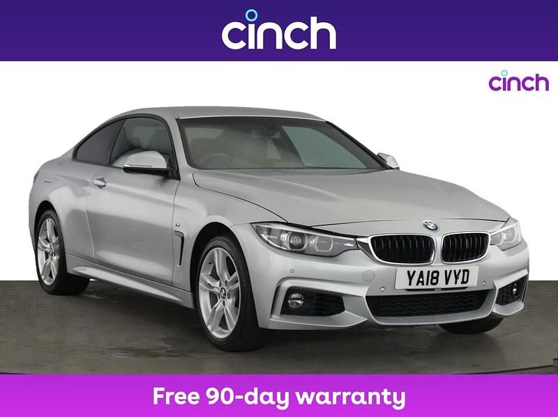 Silver Used 2018 BMW 420 M Sport Coupe | £17,299 (Fair price) - Image 1/3
