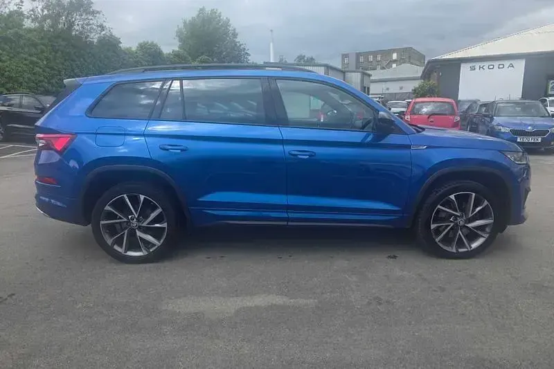 Used Skoda Kodiaq SportLine 140 HP (102 kW) 2023 Blue SUV