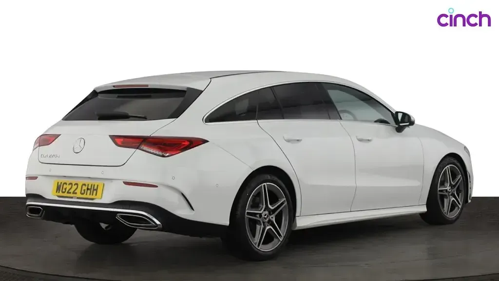 Used Mercedes CLA220 AMG line 2022 White Coupe