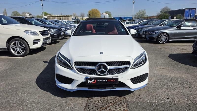 Used Mercedes C220 AMG Line Premium Plus 2017 White Coupe