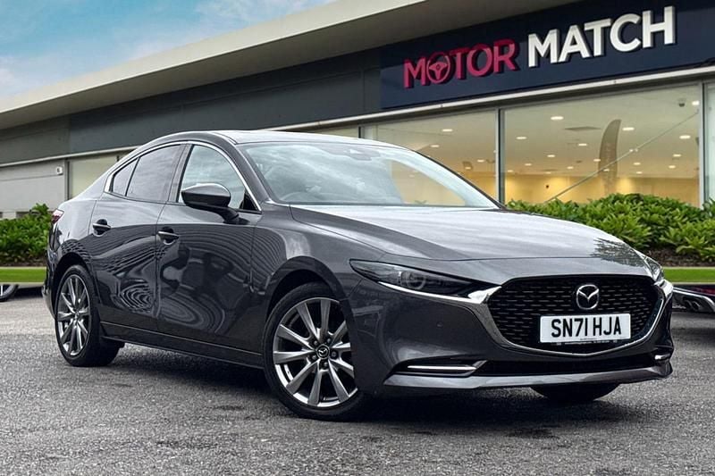 Begagnad Mazda 3 Inclusive 2022 Grå Sedan