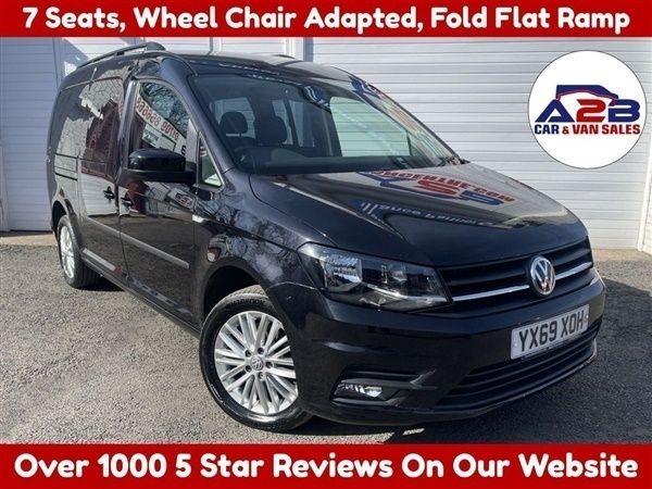 Black Used 2019 VW Caddy Maxi MPV | £18,980 (Expensive) - Image 1/1