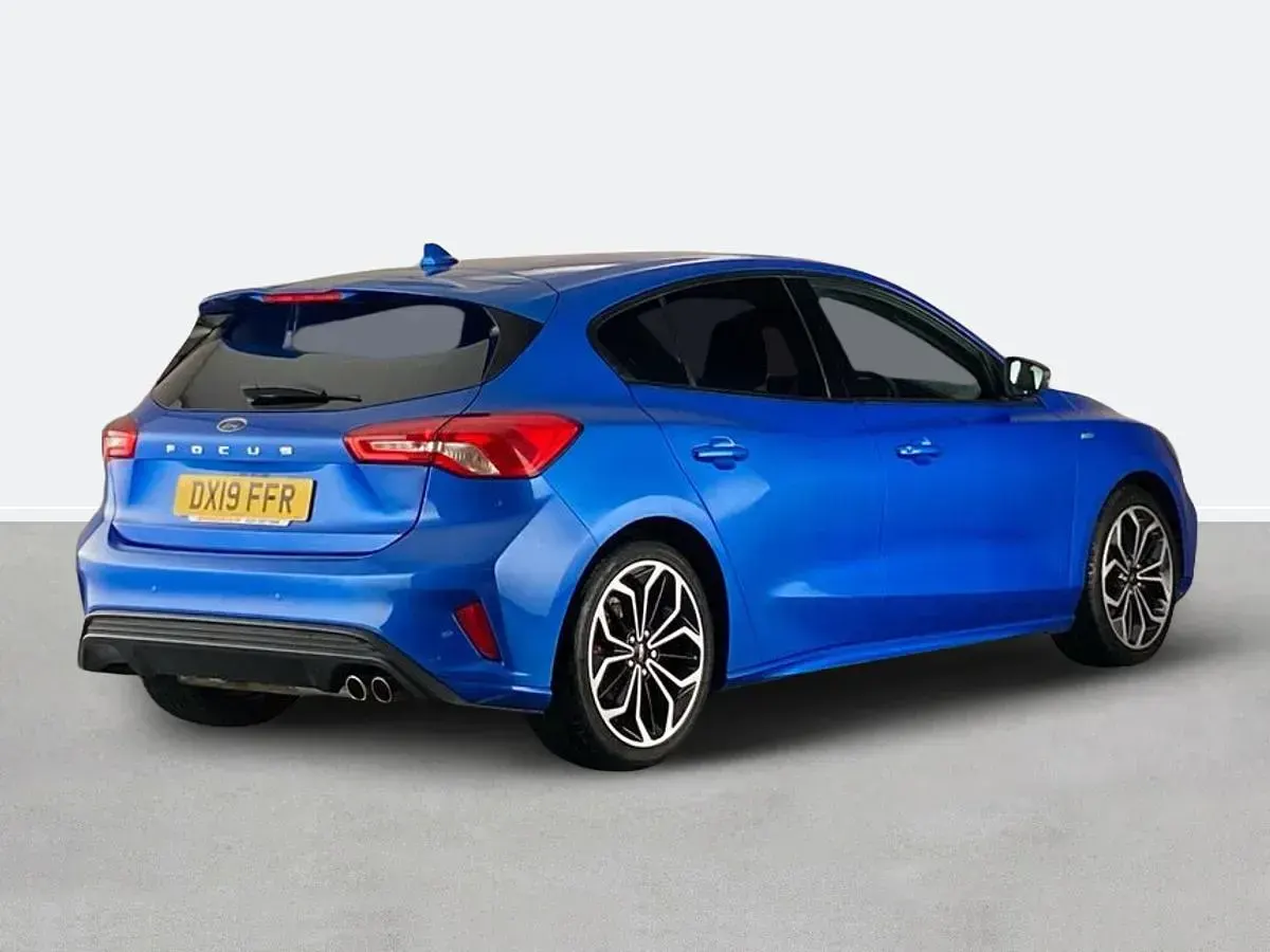 Used Ford Focus ST-Line X 125 HP (91 kW) 2019 Blue Hatchback