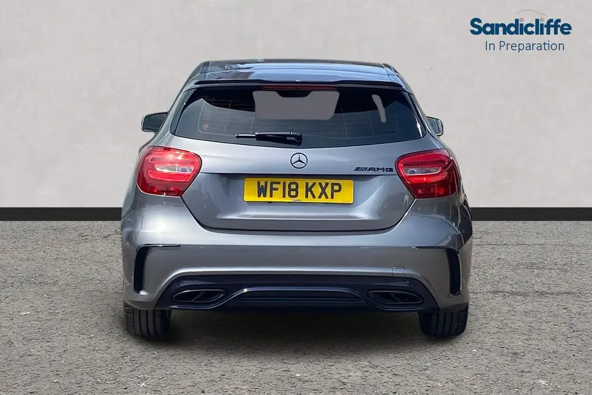 Used Mercedes A160 AMG line 102 HP (75 kW) 2018 Grey Hatchback