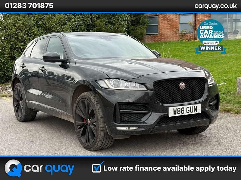 Black Used 2017 Jaguar F-Pace R-Sport SUV | £14,495 (A bit pricey) - Image 1/2