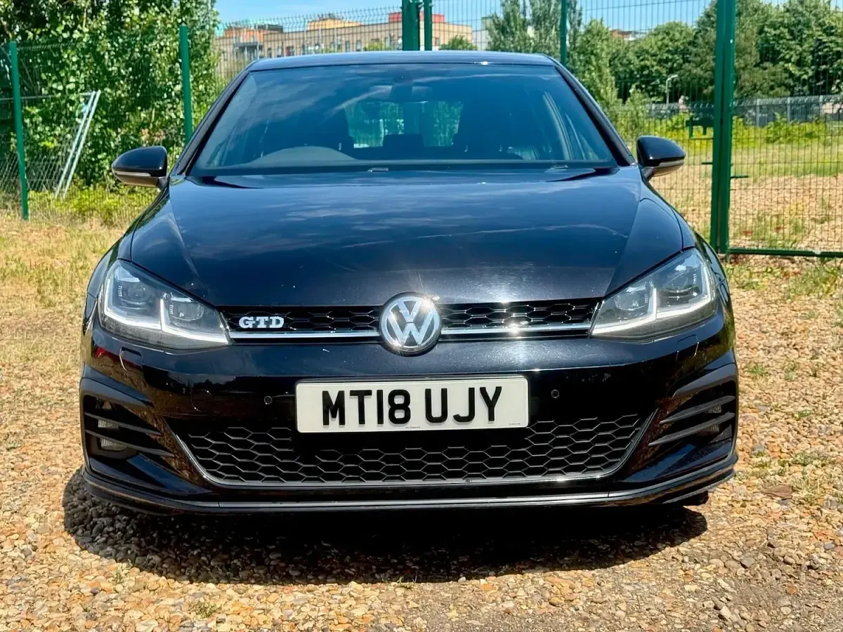 Used VW Golf VII GTD 184 HP (135 kW) 2018 Black Hatchback