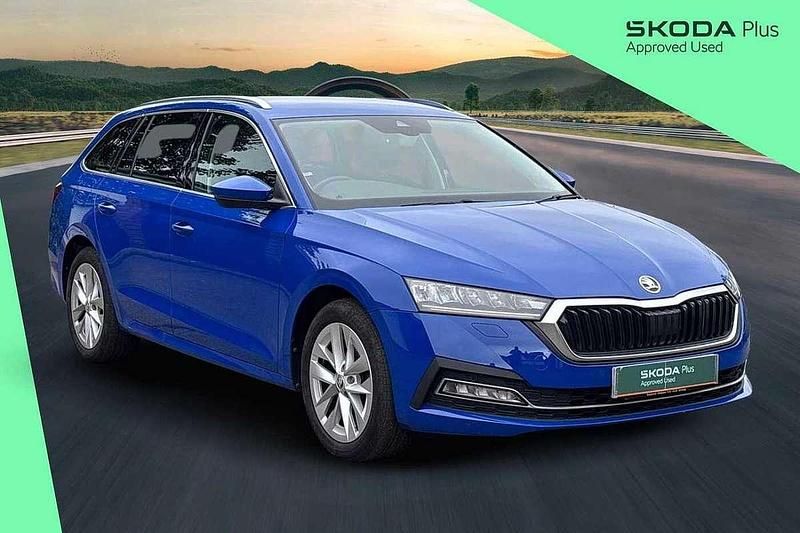 Energy blue Used 2022 Skoda Octavia SE L Estate | £20,258 (Expensive) - Image 1/4