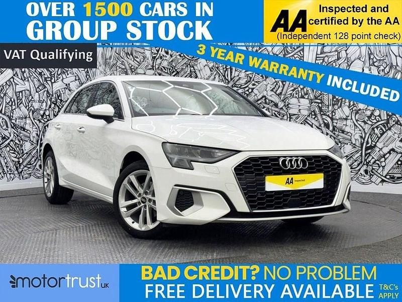 Used Audi A3 Sportback Sport 110 HP (80 kW) 2021 White Hatchback