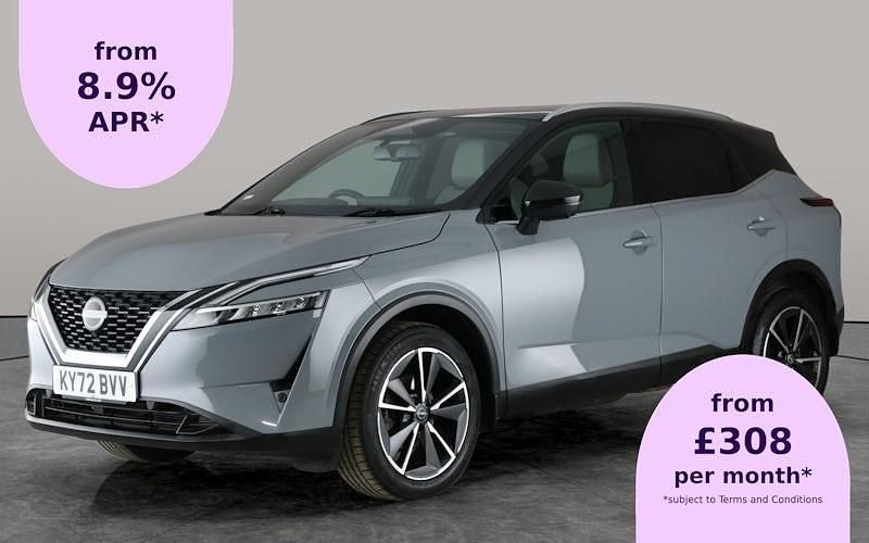 Grey Used 2022 Nissan Qashqai Tekna SUV | £21,167 (A bit pricey) - Image 1/2