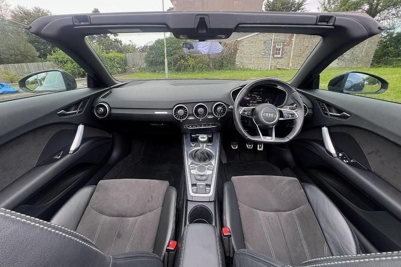 Black Used 2017 Audi TT Roadster S-Line Cabriolet | £13,491 (Fair price) - Image 1/3