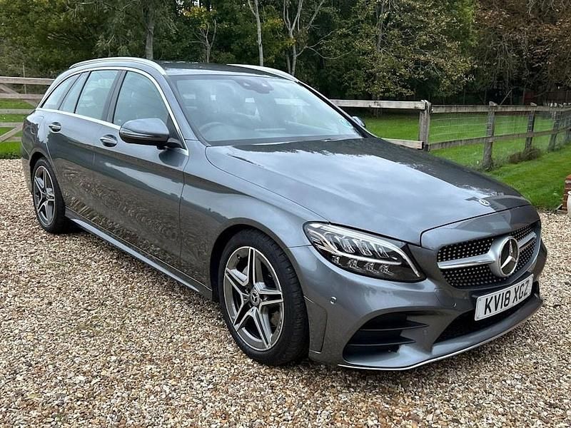 Grey Used 2018 Mercedes C220 AMG line Estate | £16,995 (Fair price) - Image 1/4
