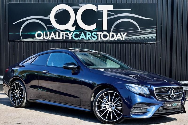 Blue Used 2019 Mercedes E400 AMG Line Premium Plus Coupe | £26,950 (Fair price) - Image 1/4