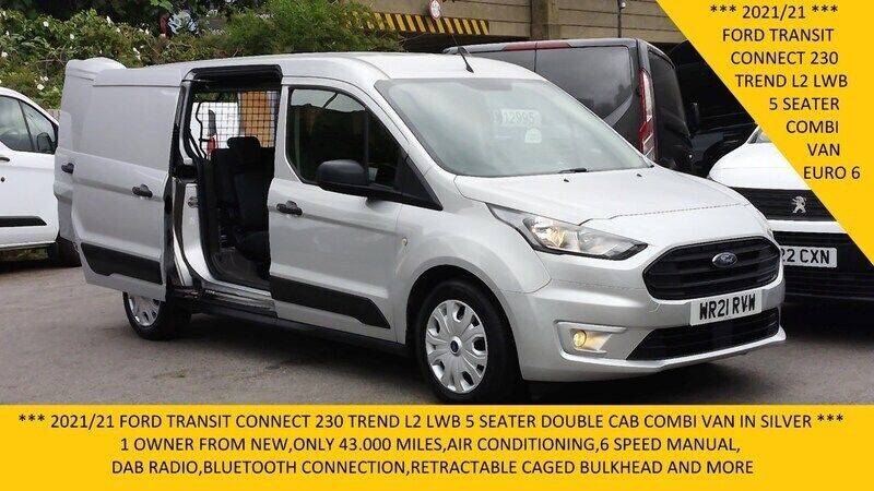 Silver Used 2021 Ford Transit Trend Van | £12,995 (Fair price) - Image 1/4