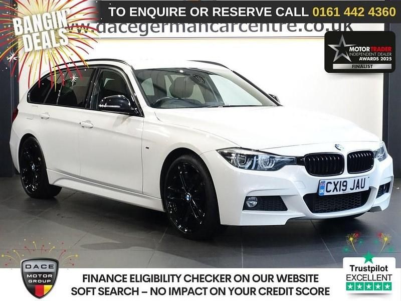 White Used 2019 BMW 320 M Sport Estate | £15,470 (Good price) - Image 1/3
