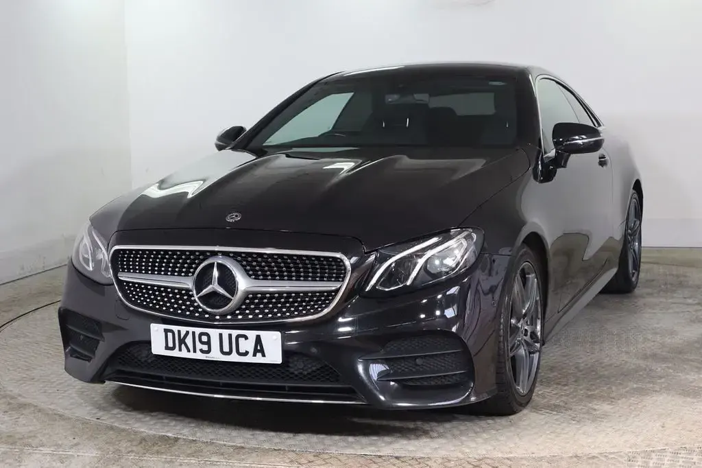 Used Mercedes E220 AMG line 2019 Black Coupe