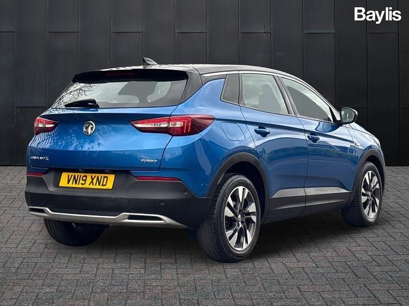 Used Vauxhall Grandland X Sport 130 HP (95 kW) 2019 Blue SUV
