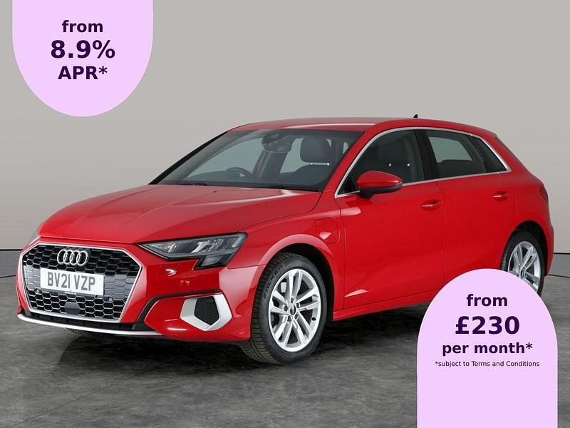 Red Used 2021 Audi A3 Sportback e-tron Sport Hatchback | £17,295 (Fair price) - Image 1/2