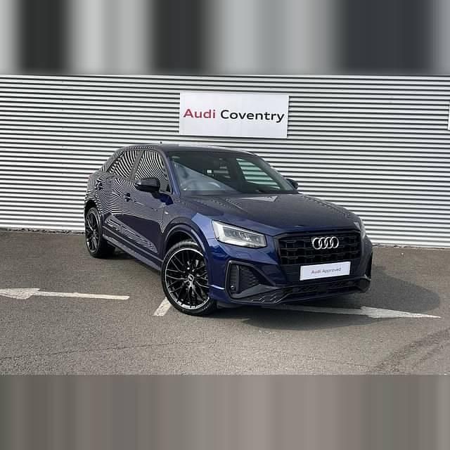 Navarra blue metallic Used 2021 Audi Q2 Black Edition SUV | £24,880 (Expensive) - Image 1/4