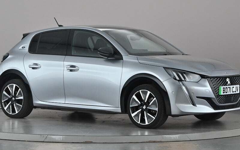 Grey Used 2021 Peugeot e-208 Premium Hatchback | £13,827 (Fair price) - Image 1/4