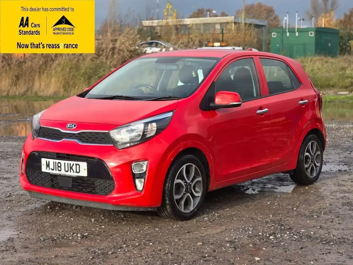 Used Kia Picanto 84 HP (61 kW) 2018 Red Hatchback