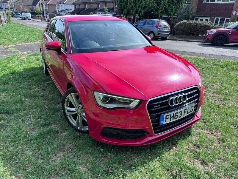 Red Used 2014 Audi A3 S-Line Hatchback | £5,995 - Image 1/4