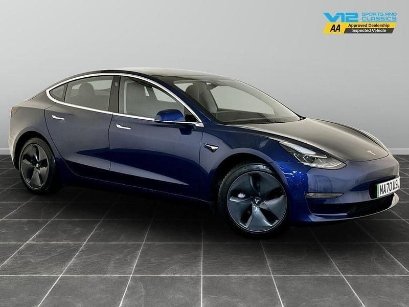 Blue Used 2020 Tesla Model 3 Long Range AWD Sedan | £16,695 (Good price) - Image 1/2