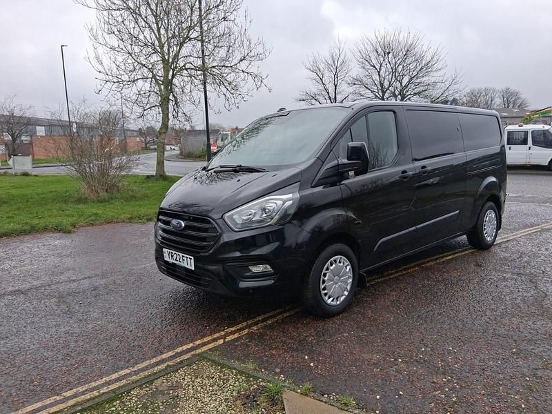 Used Ford Transit Custom Trend 130 HP (95 kW) 2022 Black Van