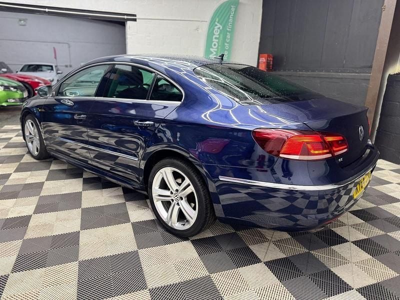 Used VW CC R-line 177 HP (130 kW) 2014 Blue Sedan