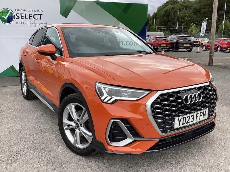 Pulse orange Used 2023 Audi Q3 S-Line SUV | £23,899 (Good price) - Image 1/4