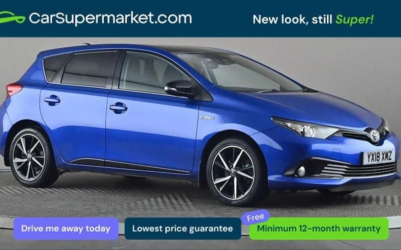 Used Toyota Auris Hybrid Design 136 HP (100 kW) 2018 Blue/black Hatchback