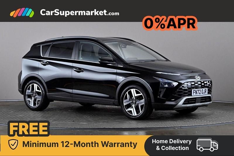 Black Used 2022 Hyundai Bayon Premium SUV | £19,497 - Image 1/4