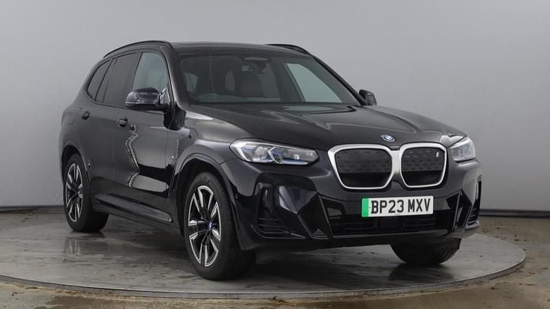 Black Used 2023 BMW iX3 M Sport SUV | £28,795 (Good price) - Image 1/4