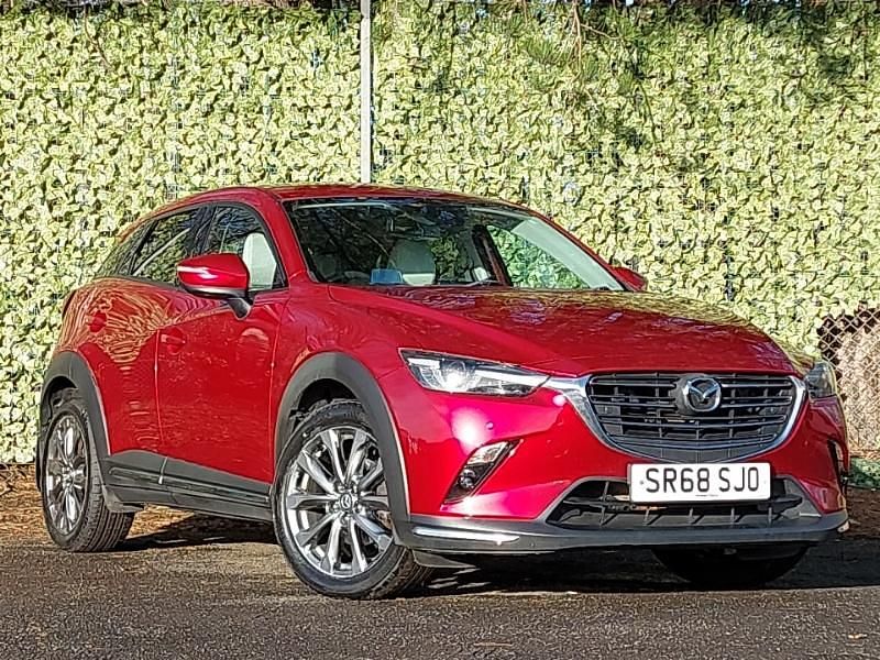 Red Used 2019 Mazda CX-3 Inclusive SUV | £10,498 (Fair price) - Image 1/4