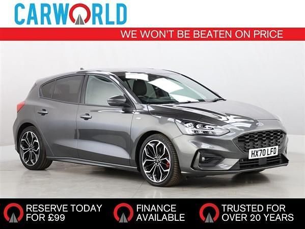 Grey Used 2020 Ford Focus ST-Line X Hatchback | £15,691 (Fair price) - Image 1/3