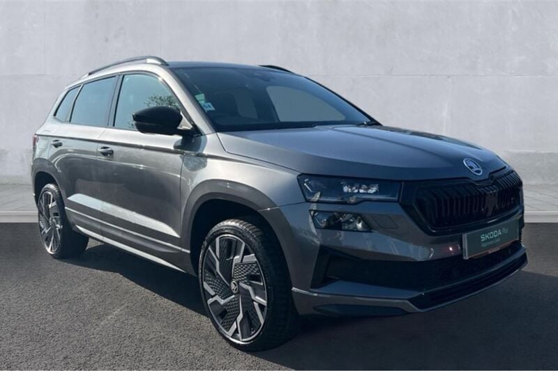 Grey Used 2024 Skoda Karoq SportLine SUV | £28,390 (Fair price) - Image 1/4